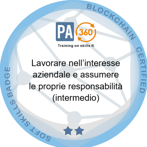 Lavorare nell’interesse aziendale e assumere le proprie responsabilità (intermedio)